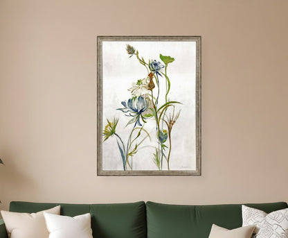 Late Summer Wildflower II Framed Art Silver Picture Frame Print Wall Art HomeRoots