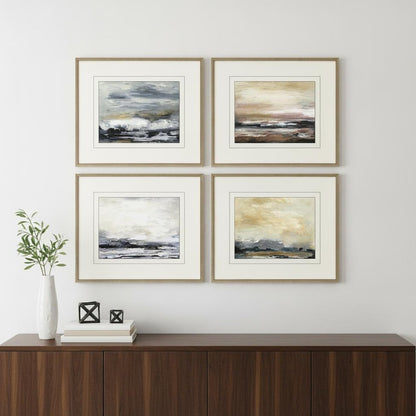 Set Of Four New Perspective Gold Framed Print Wall Art HomeRoots