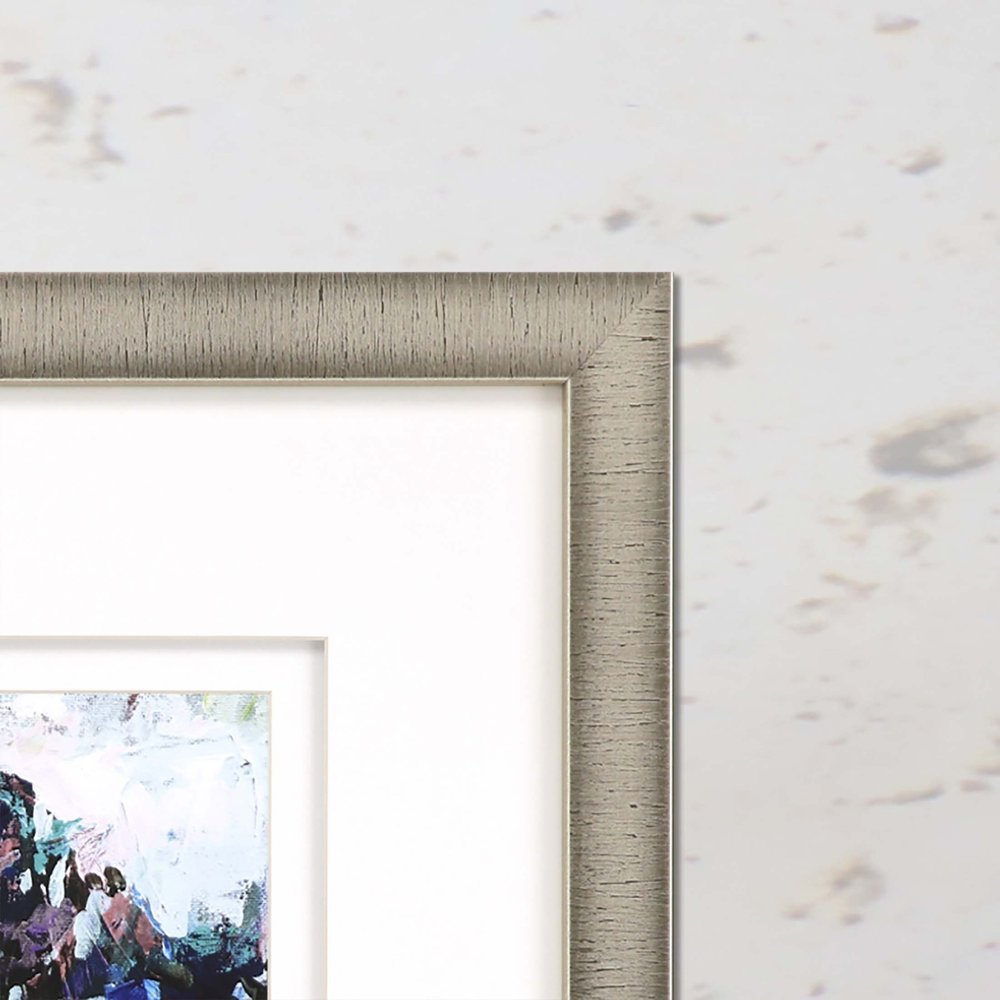 Set Of Two Wildflower Meadow Gold Framed Print Wall Art HomeRoots