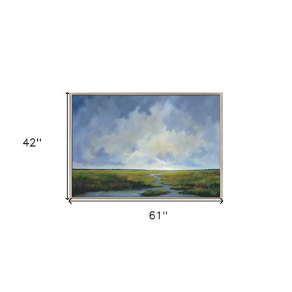 Journey Home Canvas Silver Floater Frame Print Wall Art HomeRoots