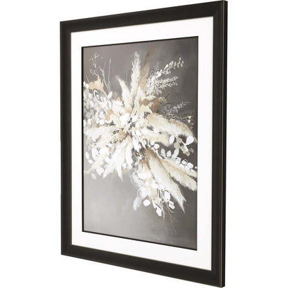 Light Leaves I Framed Art Brown Picture Frame Print Wall Art HomeRoots
