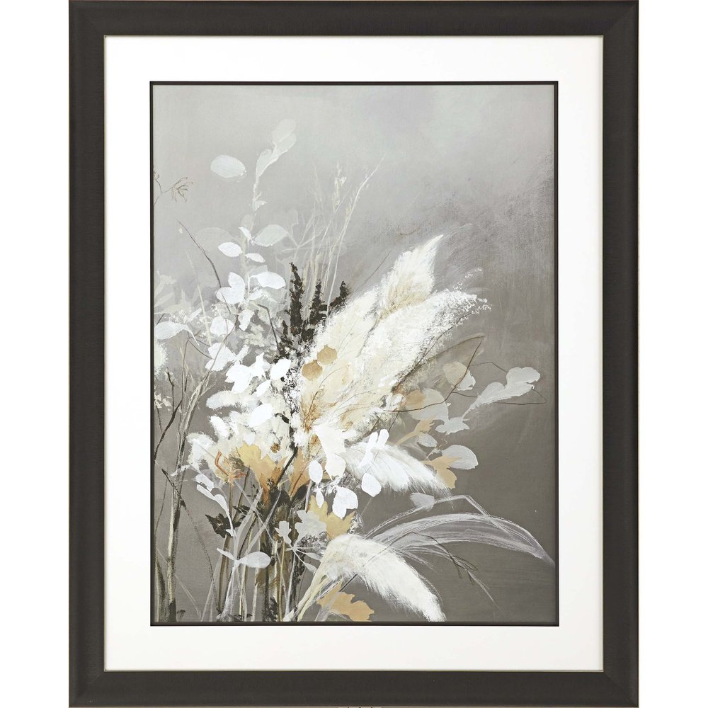 Light Leaves II Brown Framed Print Wall Art HomeRoots