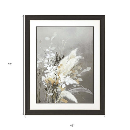 Light Leaves II Brown Framed Print Wall Art HomeRoots