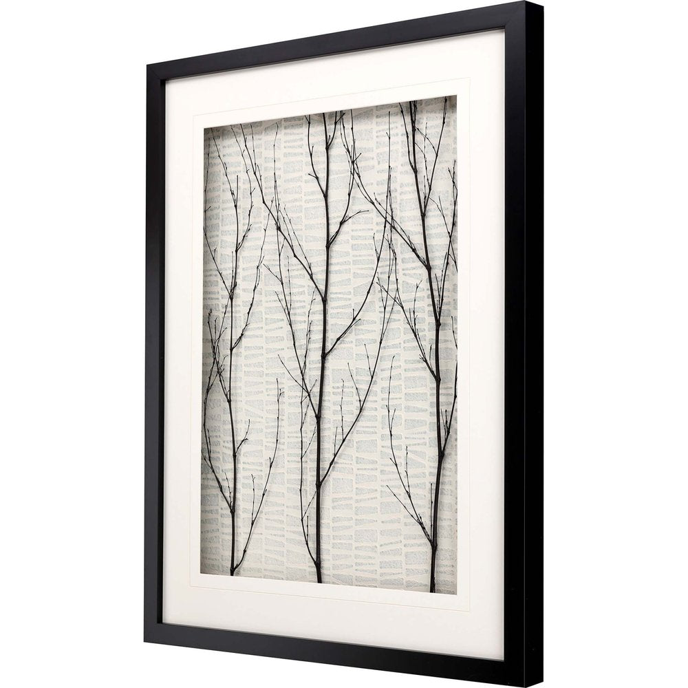Silent Tree Framed Art Black Picture Frame Print Wall Art HomeRoots