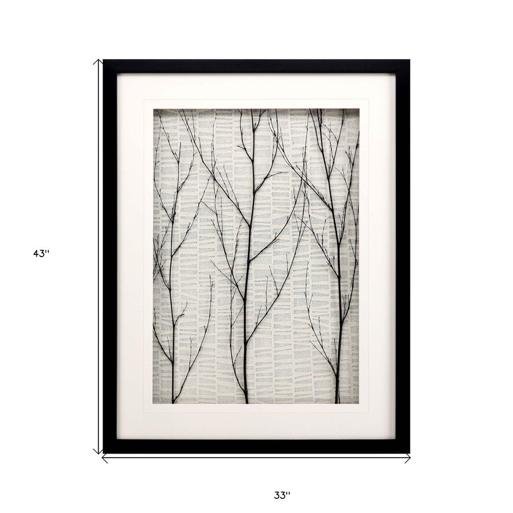 Silent Tree Framed Art Black Picture Frame Print Wall Art HomeRoots