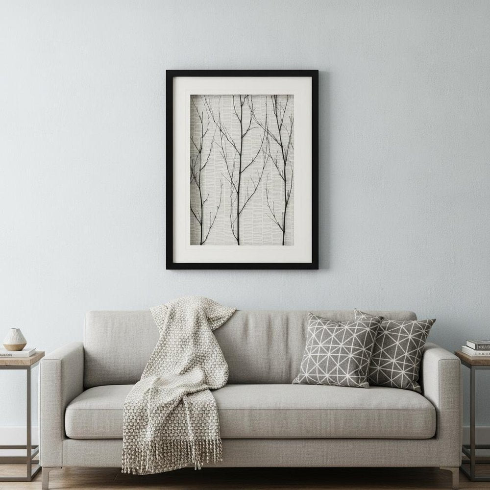 Silent Tree Framed Art Black Picture Frame Print Wall Art HomeRoots