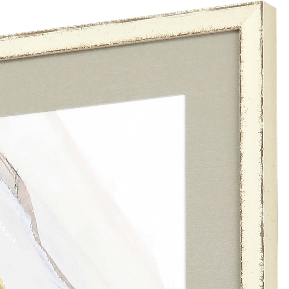 Set Of Three Oyster Shell White Framed Print Wall Art HomeRoots