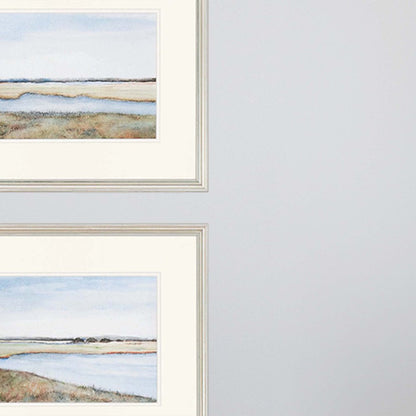 Set Of Four Silver Print Wall Art HomeRoots