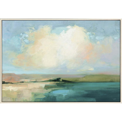 Coastal Sky Canvas White Floater Frame Print Wall Art HomeRoots