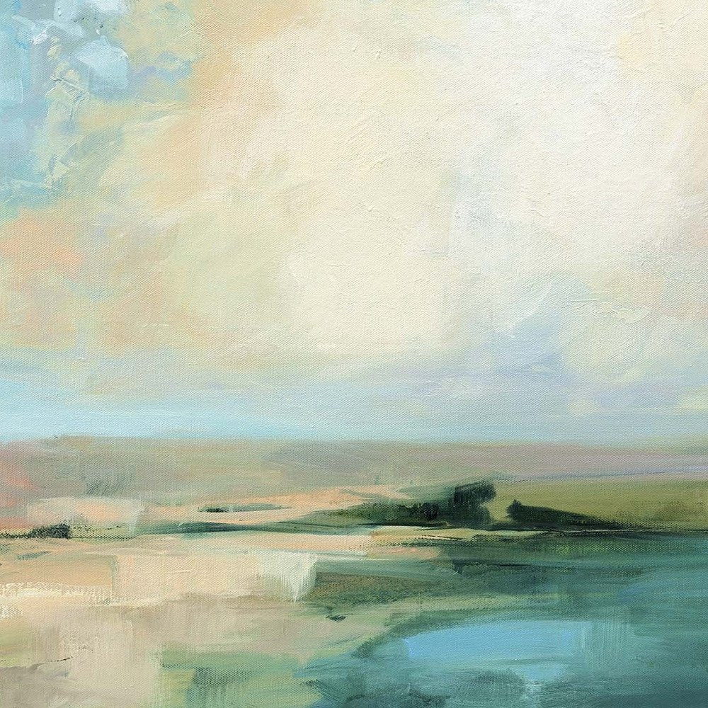 Coastal Sky Canvas White Floater Frame Print Wall Art HomeRoots