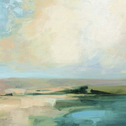 Coastal Sky Canvas White Floater Frame Print Wall Art HomeRoots