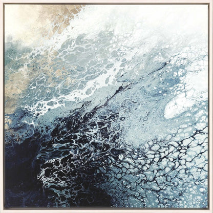 Aveta Canvas Ready to Hang Art White Floater Frame Print Wall Art HomeRoots