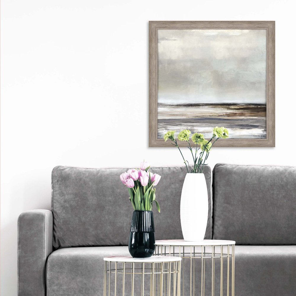 Tywyn Vista Silver Framed Print Wall Art HomeRoots