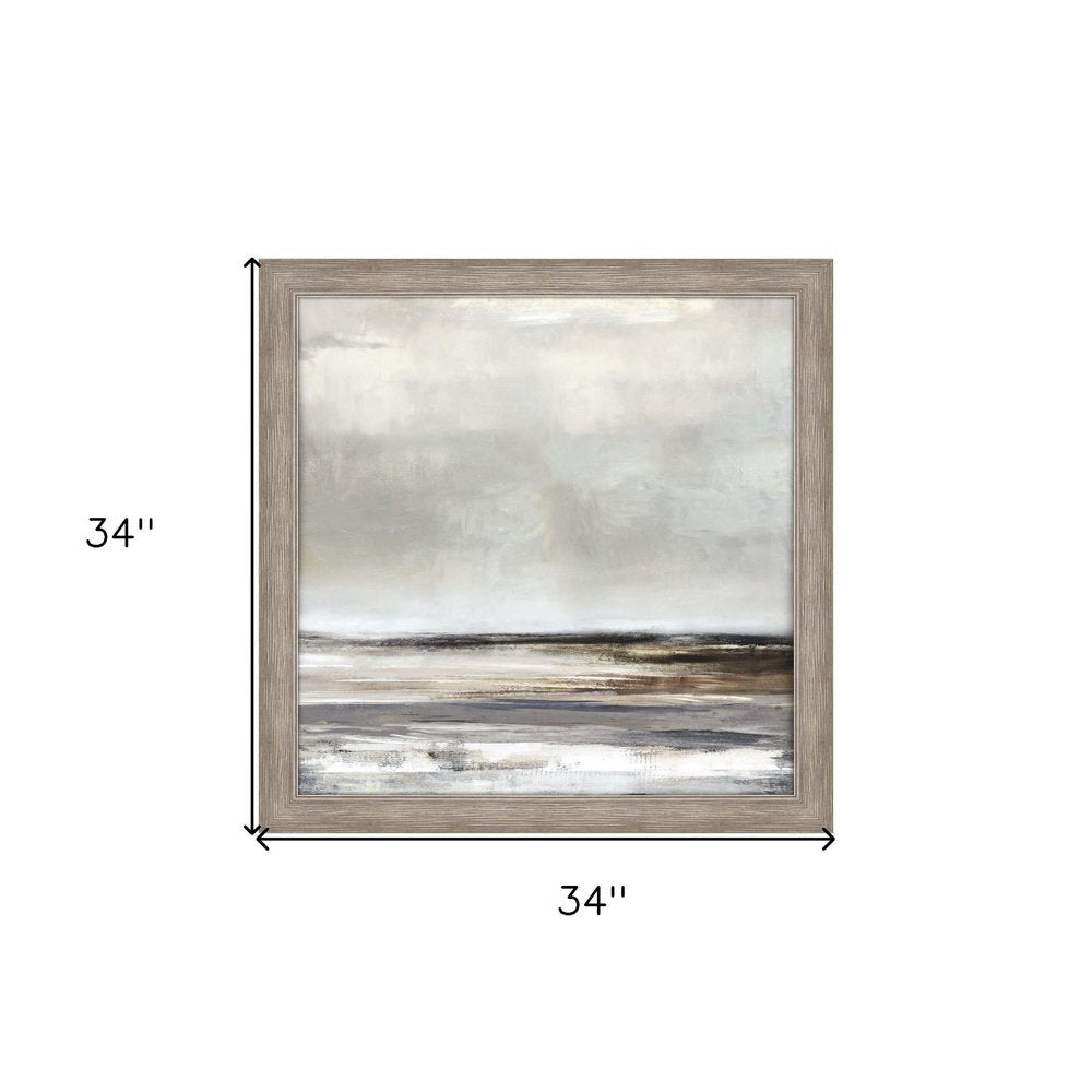 Tywyn Vista Silver Framed Print Wall Art HomeRoots