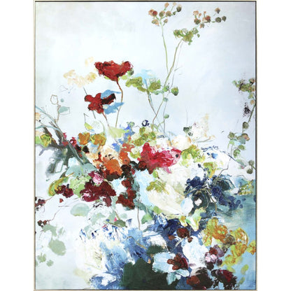 Abstract Floral Framed Art Gold Picture Frame Print Wall Art HomeRoots