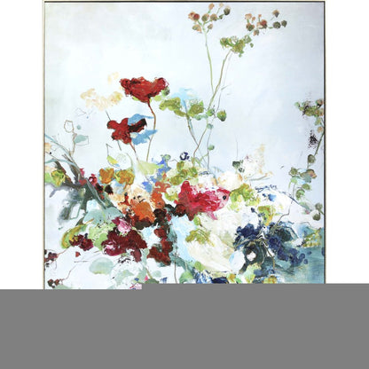 Abstract Floral Framed Art Gold Picture Frame Print Wall Art HomeRoots