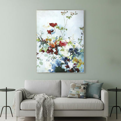 Abstract Floral Framed Art Gold Picture Frame Print Wall Art HomeRoots
