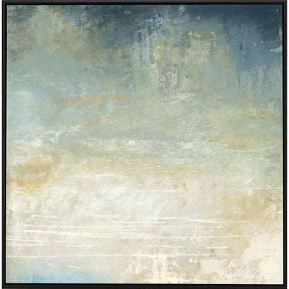 Water Music Canvas Black Floater Frame Print Wall Art HomeRoots