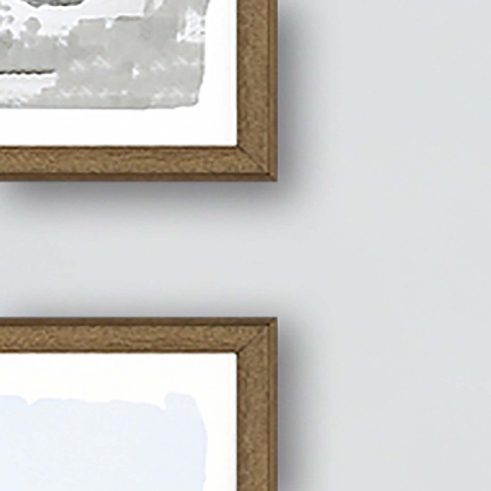 Set Of Four Street Scenes Gold Framed Print Wall Art
