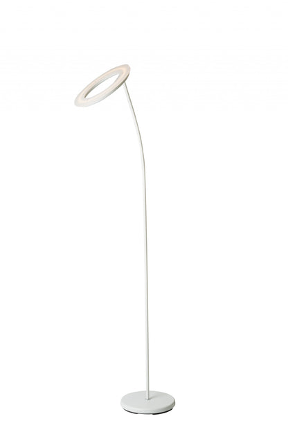 73" White LED Torchiere Floor Lamp