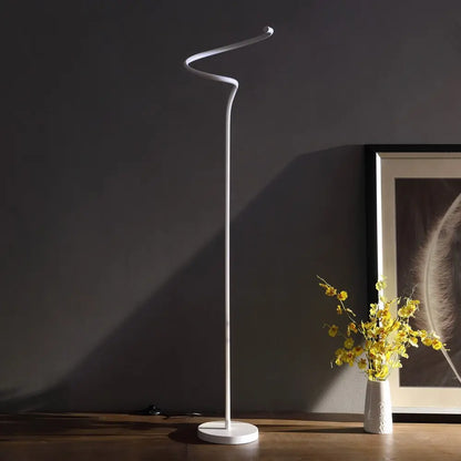 51" White LED Novelty Floor Lamp With White HomeRoots
