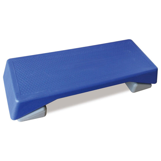 Aerobics Step Platform Height-Adjustable Fitness Equipment Stepper Trainer Exercise Step Platform Sliding Lifting Pad Blue - FurniFindUSA