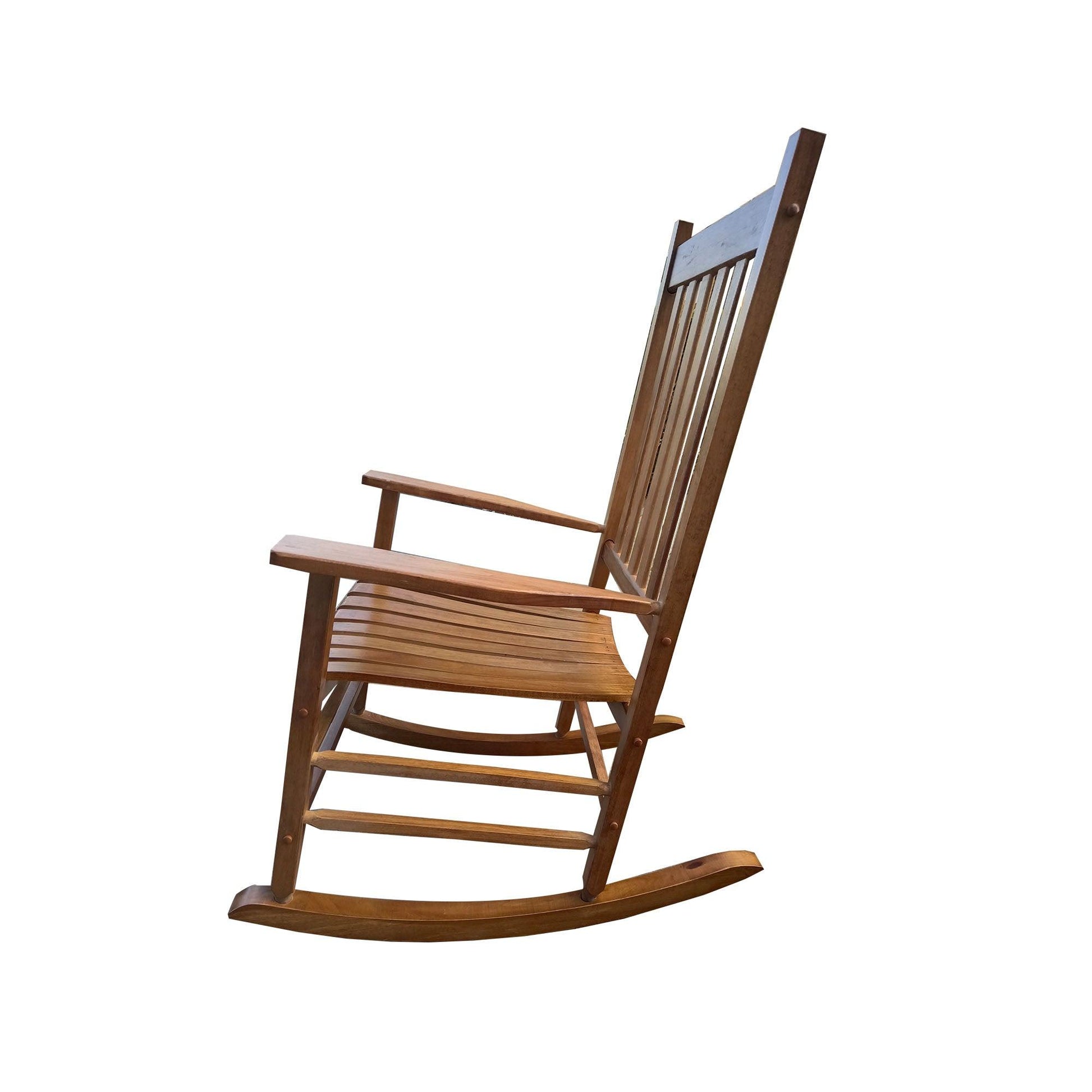 BALCONY PORCH ADULT ROCKING CHAIR Brown - FurniFindUSA