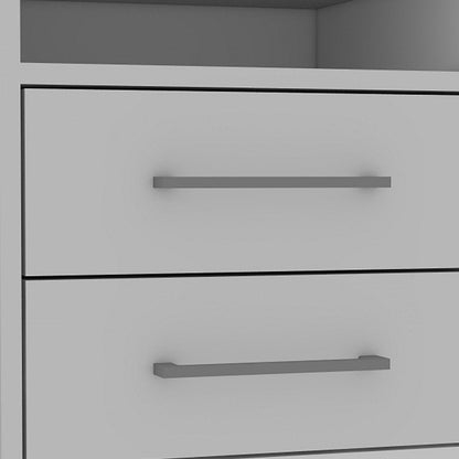 20" Wood Two Drawer Nightstand HomeRoots