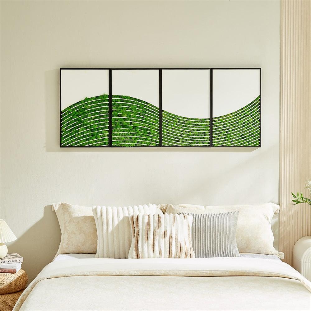 WaveMoss Metal Wall Art4pcs Set - FurniFindUSA