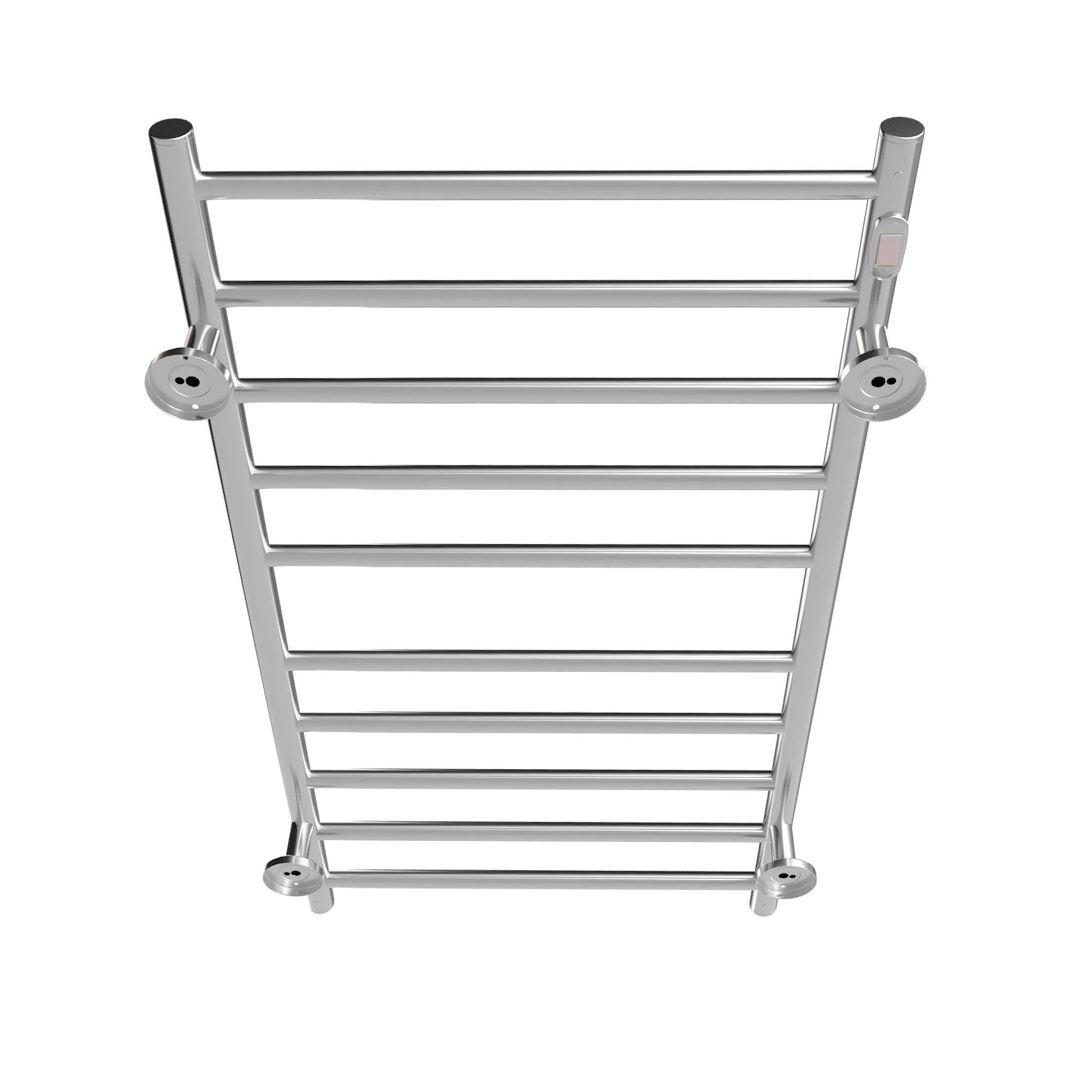 Electric Heated Towel Rack for Bathroom Wall Mounted Towel Warmer 10 Stainless Steel Bars Drying Rack - FurniFindUSA