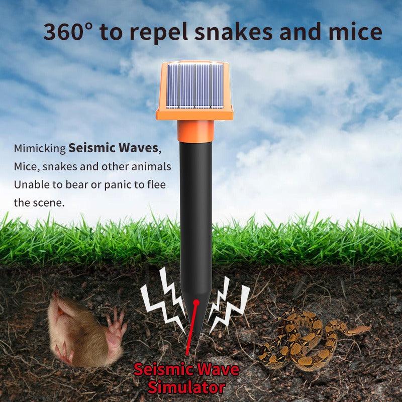 High Power Rat Repeller LED Light Source Variable Frequency Ultrasonic Snake Repeller Solar Rat Repeller - FurniFindUSA