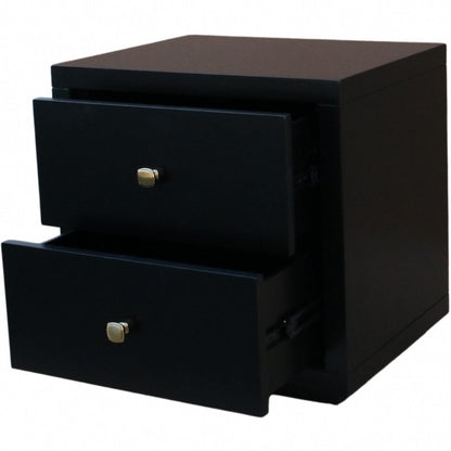 Moma Oak Wood Platform Queen Bed With Two Nightstands HomeRoots