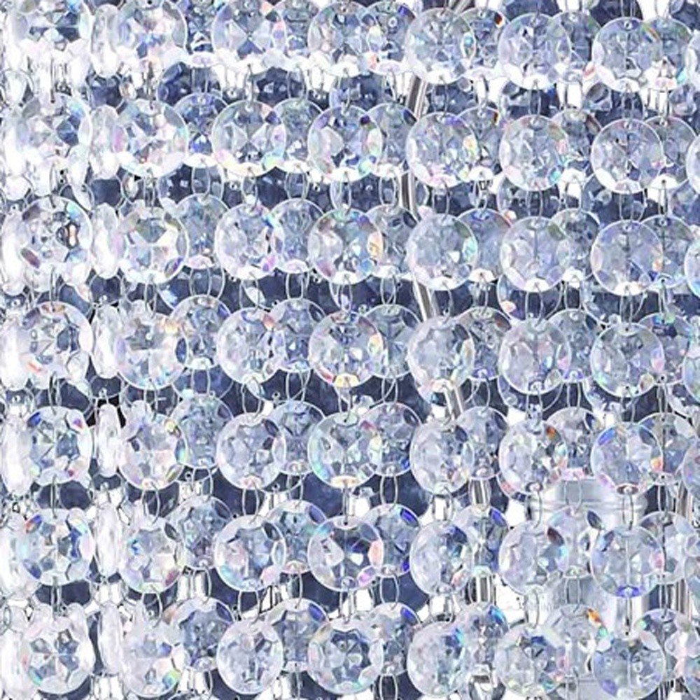 Bling Glam Faux Crystal Rectangular Table Lamp — view 4