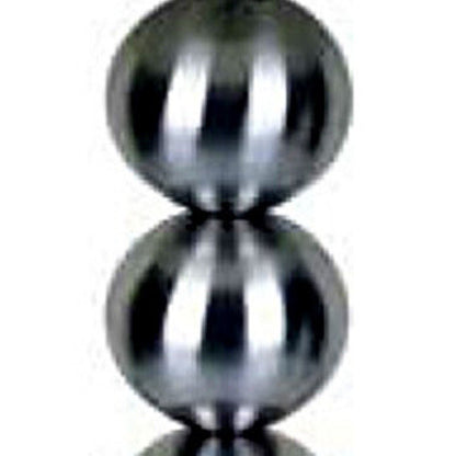 Silver Bauble Table Lamp with White Shade HomeRoots