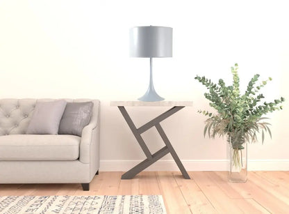 25" White Metal Table Lamp With White Classic Drum Shade HomeRoots