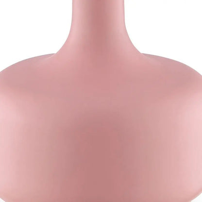 17" Blue Metal Bedside Table Lamp With White Shade HomeRoots