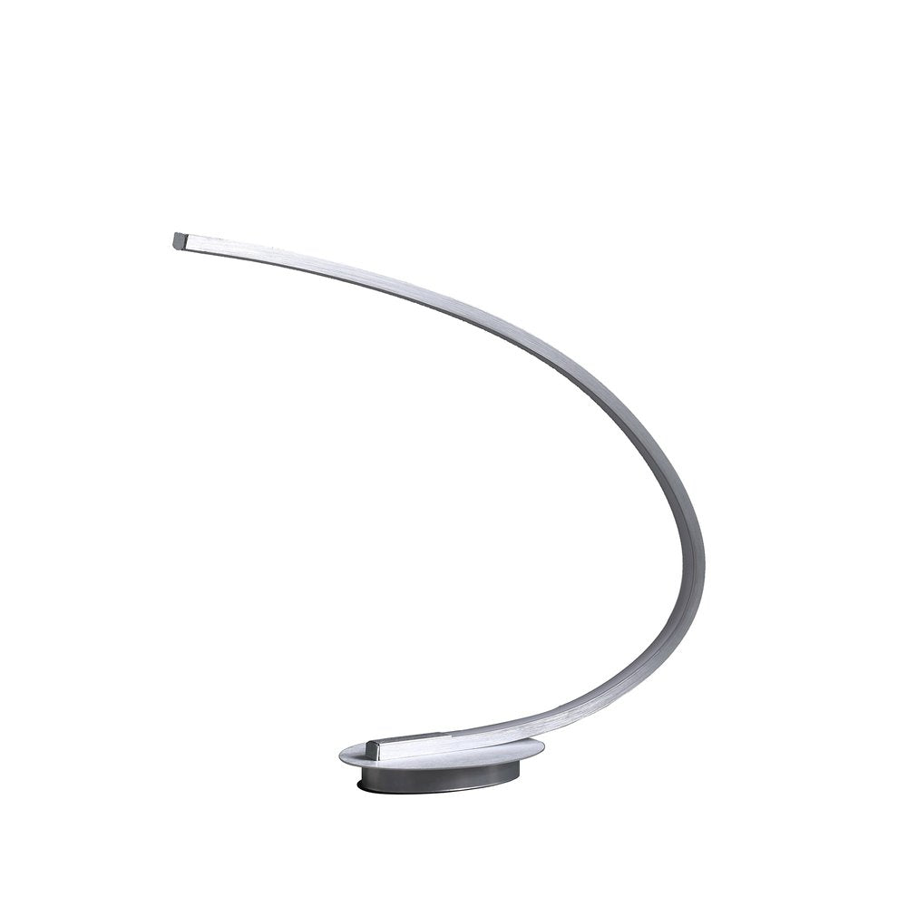16" Silver Metal Desk Led Table Lamp — view 1