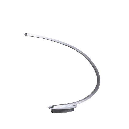 16" Silver Metal Desk Led Table Lamp HomeRoots