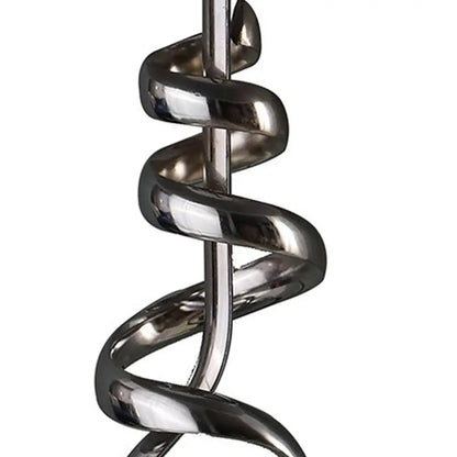 22" Nickel Bedside Table Lamp With Off White Drum Shade HomeRoots