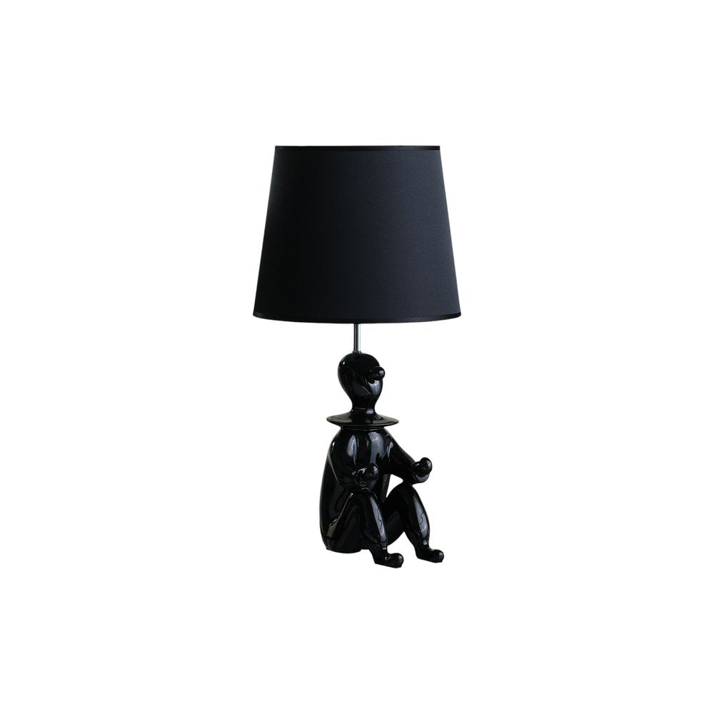 21” Black Sculptural Clown Phone Holder Desk Lamp — view 5
