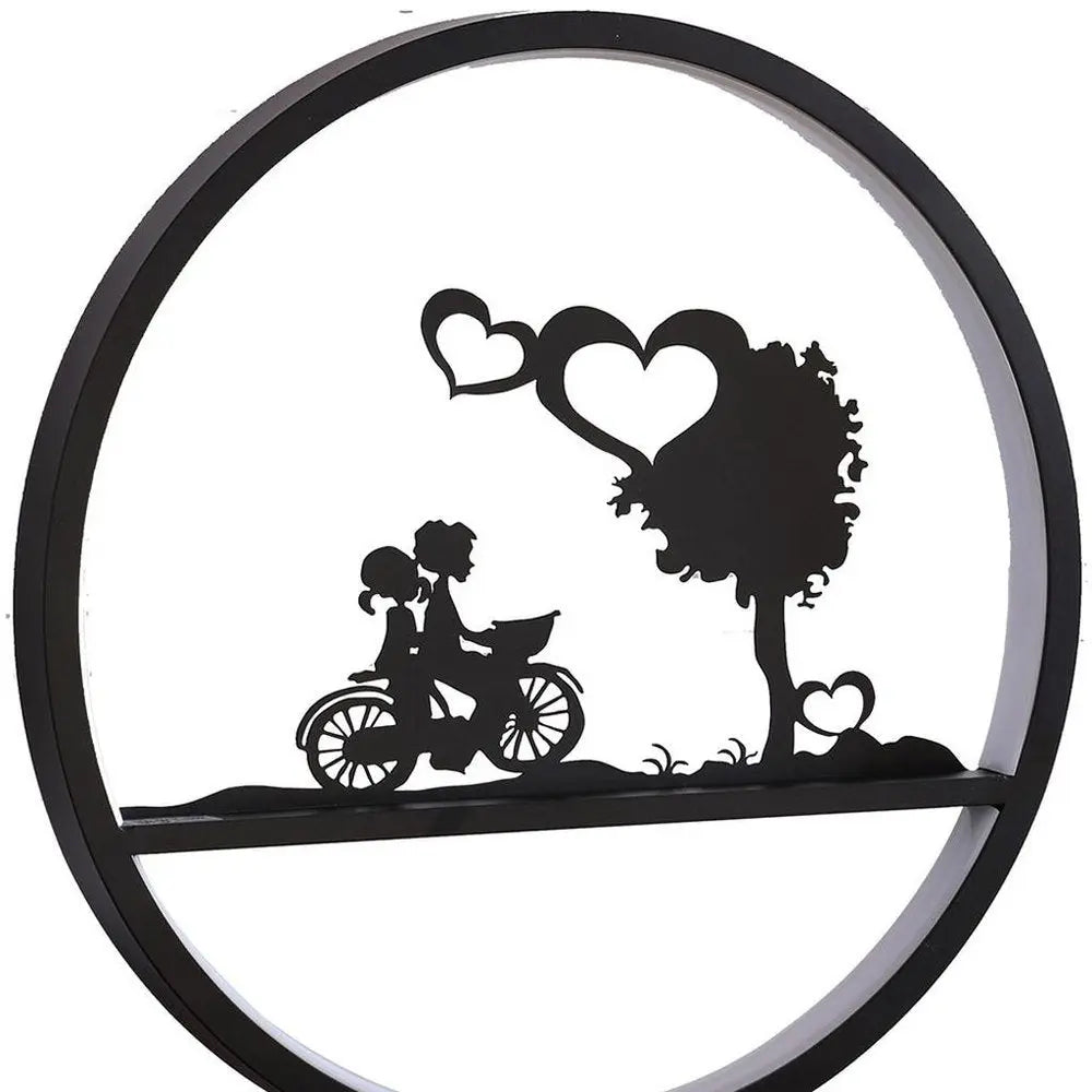 13" Black Bedside Led Table Lamp HomeRoots