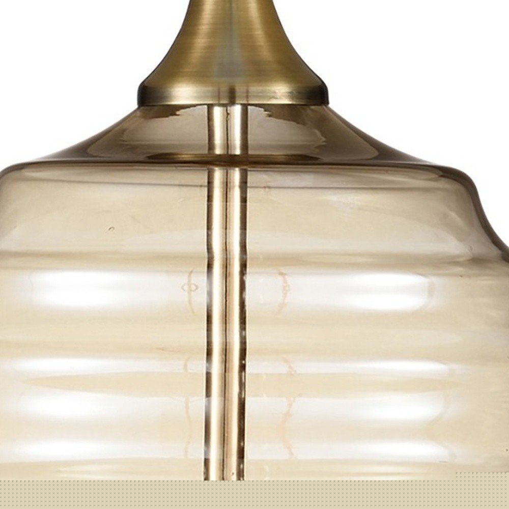23" Off-White Metal Bedside Table Lamp With Off-White Shade HomeRoots
