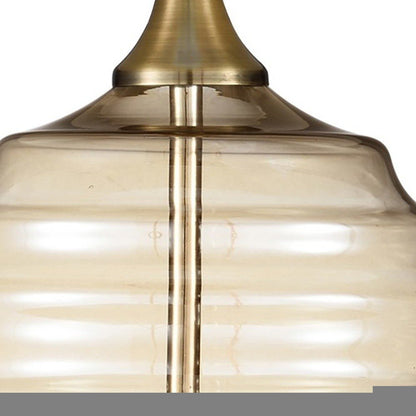23" Off-White Metal Bedside Table Lamp With Off-White Shade HomeRoots