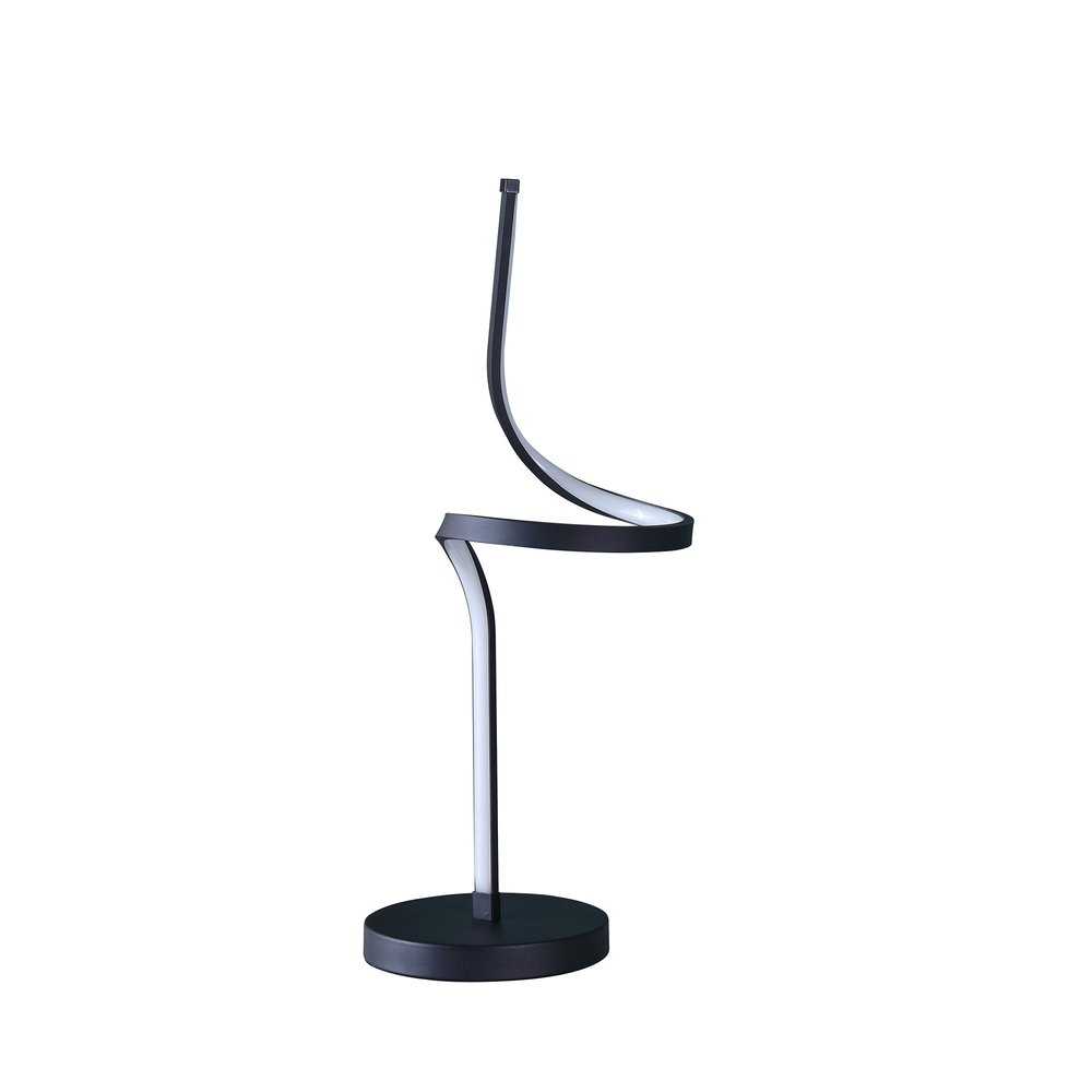 22" Black Bedside Led Table Lamp HomeRoots