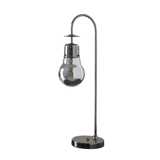 29" Black Metal Vintage Streetlight Desk Lamp HomeRoots