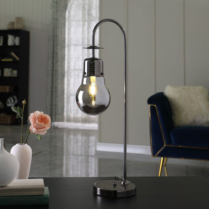 29" Black Metal Vintage Streetlight Desk Lamp HomeRoots