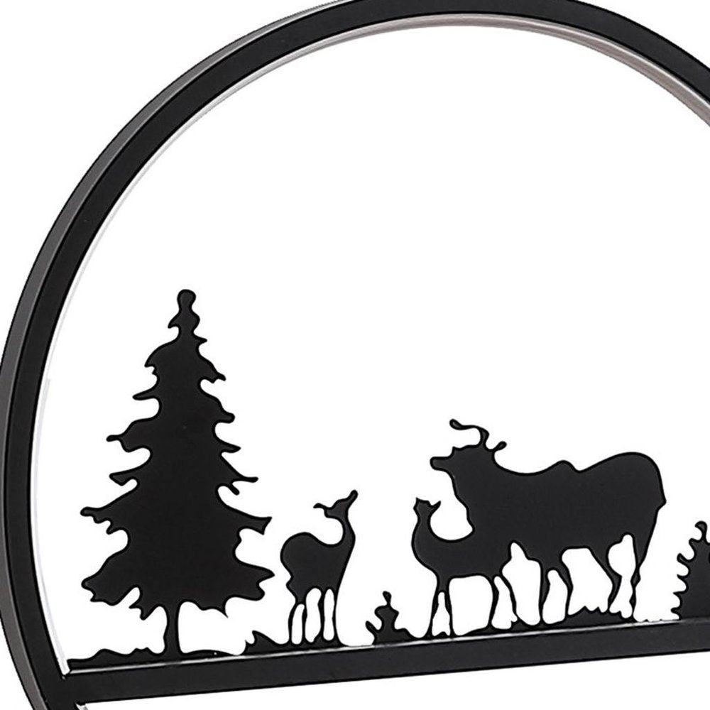 13" Black Bedside Led Table Lamp HomeRoots