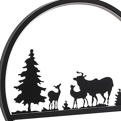 13" Black Bedside Led Table Lamp HomeRoots