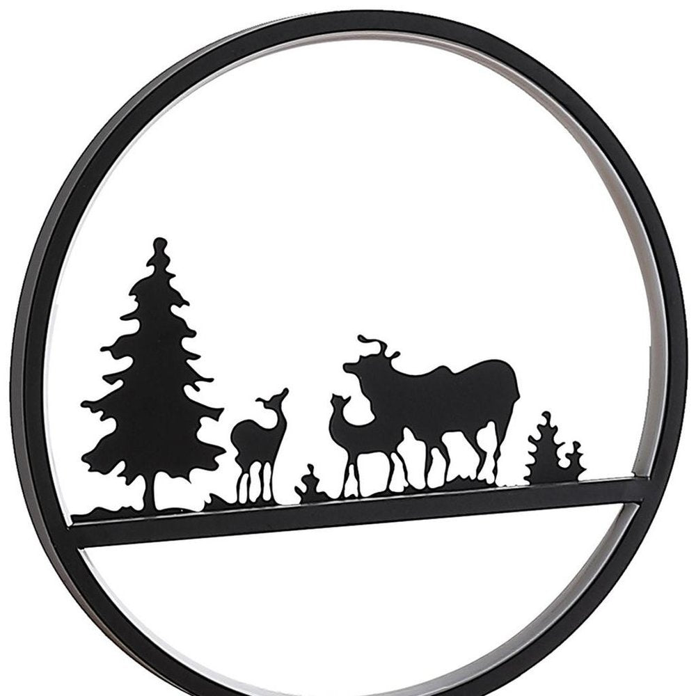 13" Black Bedside Led Table Lamp HomeRoots