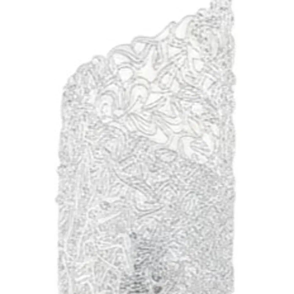 22" Silver Bedside Table Lamp With White Swirl Novelty Shade HomeRoots